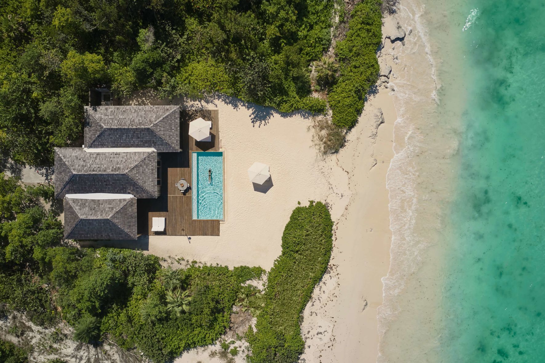 A Building On A Beach