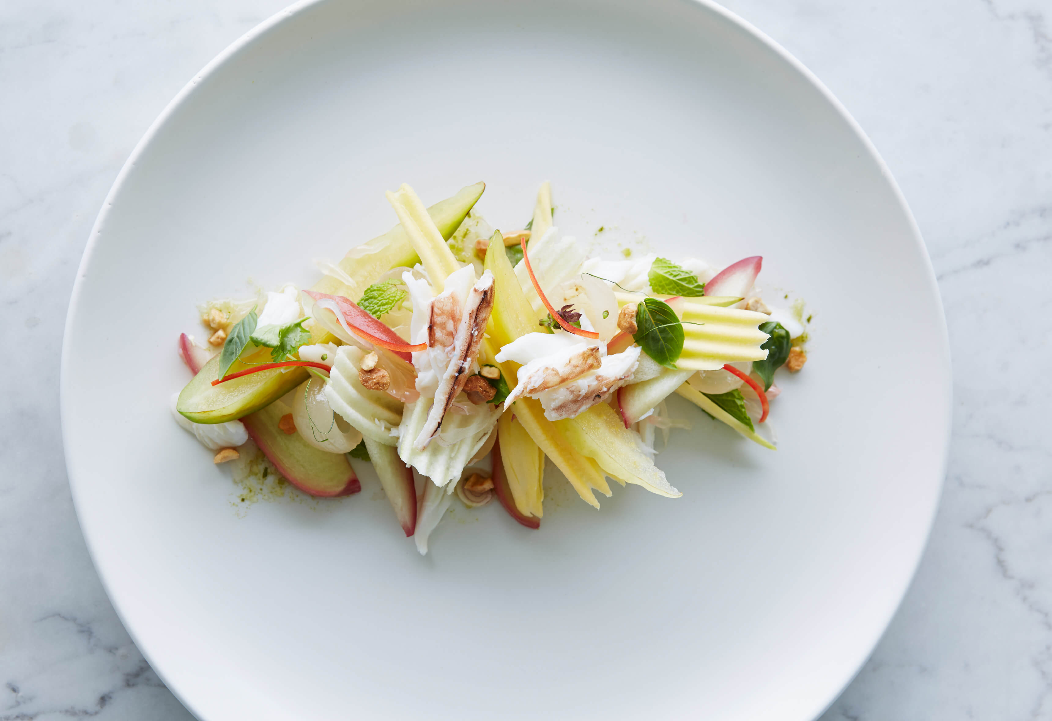 A Plate Of Food On A Table