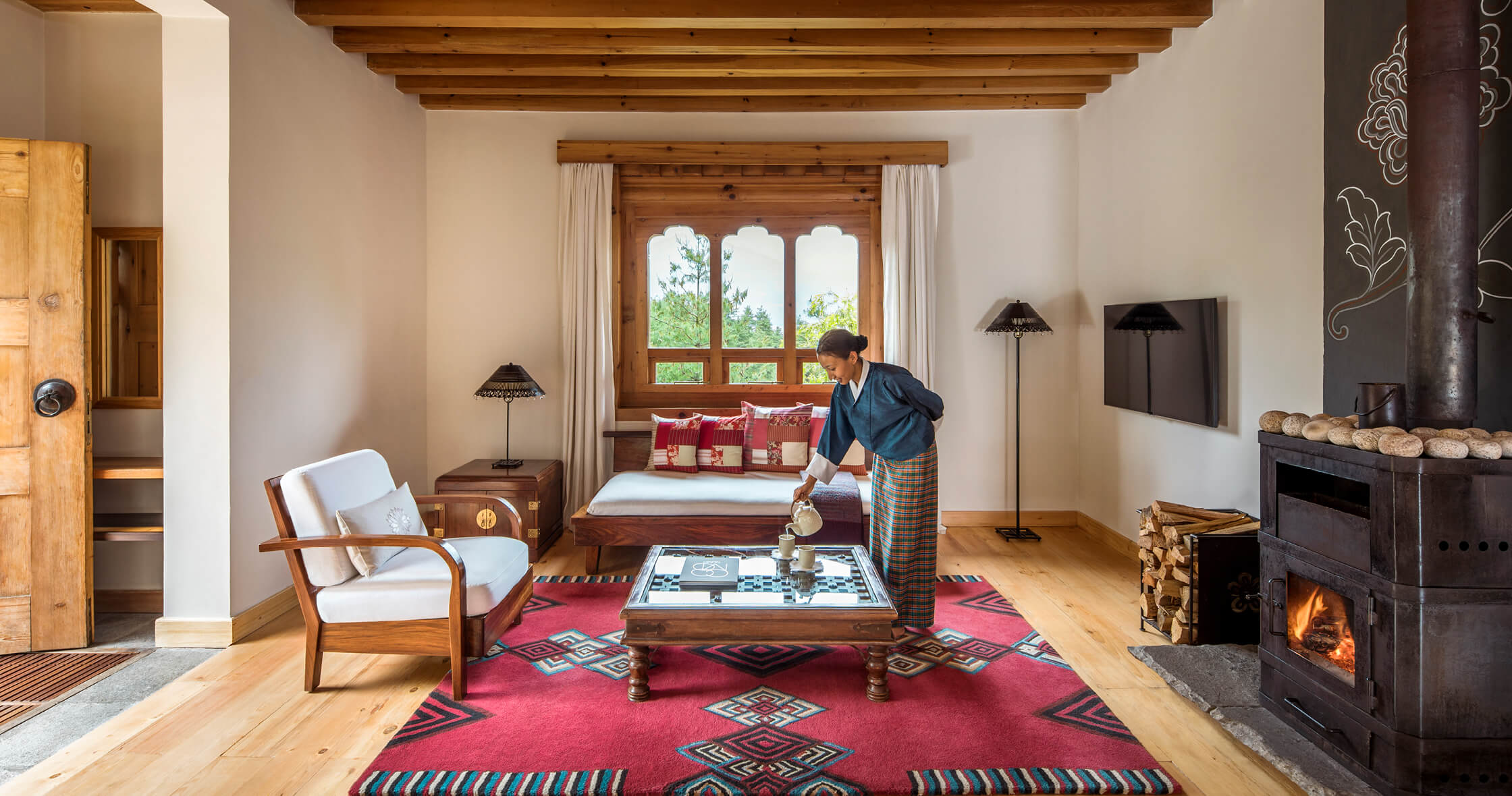 One-bedroom Villa living room