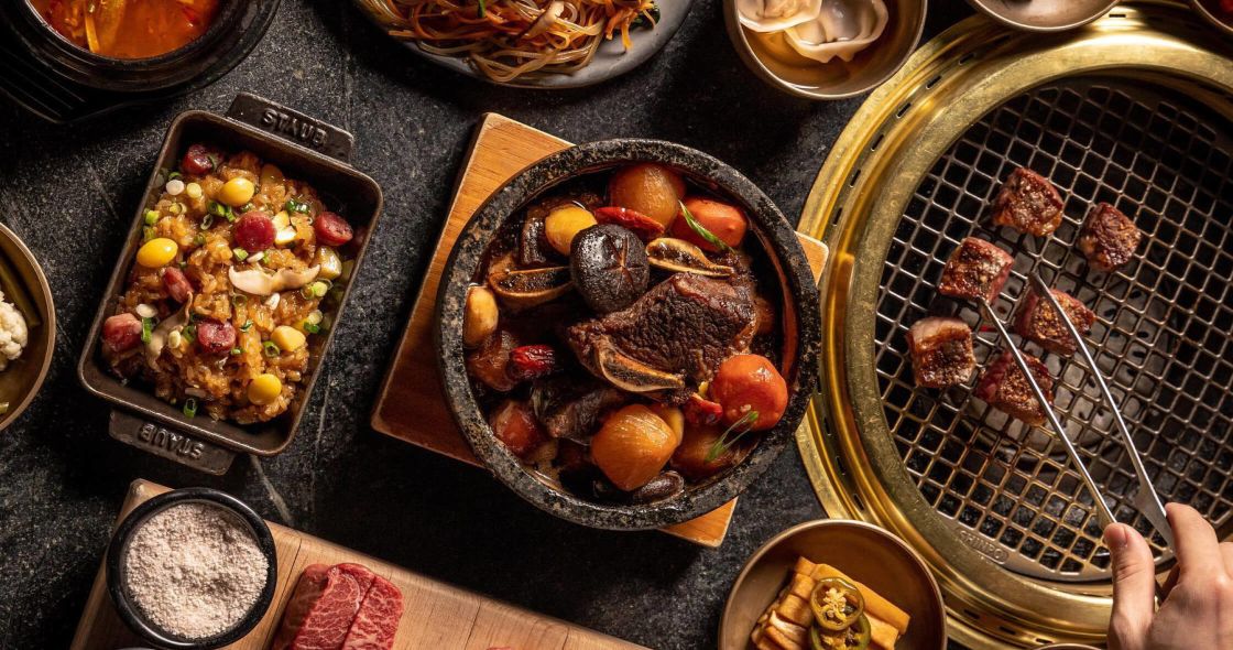 A Table Full Of Food